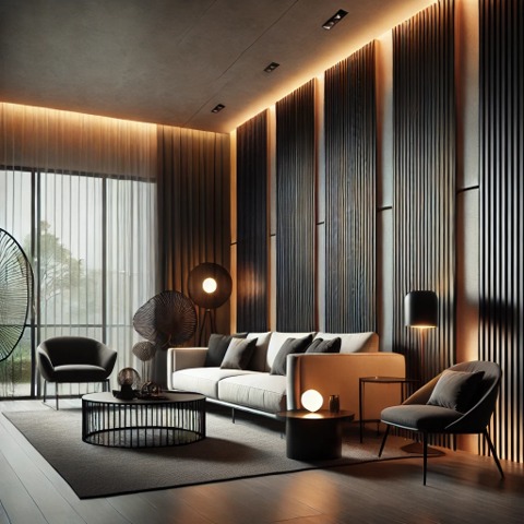 Homy Solid Fluted Panel