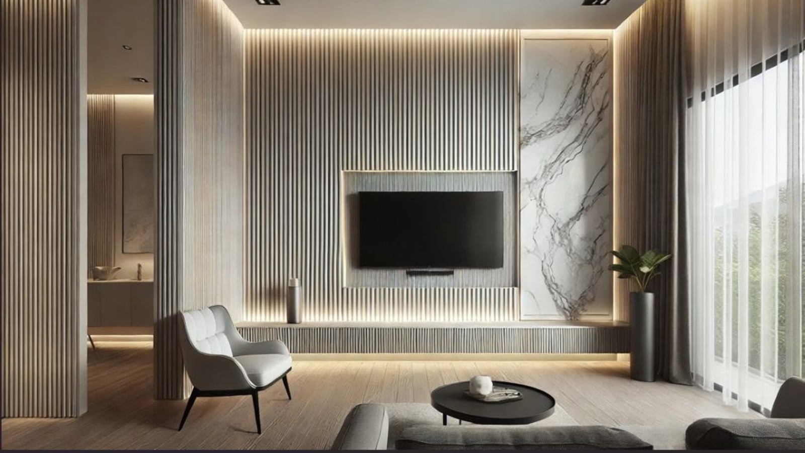 Homy Solid Fluted Panel